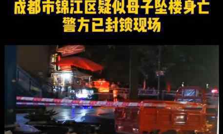 成都一小区母子跳楼坠亡 为什么跳楼什么情况