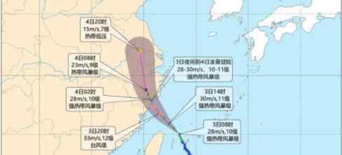 黑格比台风多少级 黑格比台风路径实时