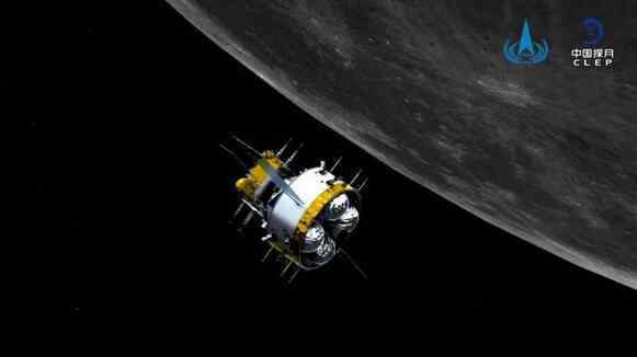 嫦娥五号对接组合体分离实景画面 效果图片曝光