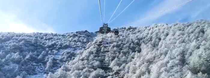 秦岭太白山雪后雾凇美景 网友直呼是仙境具体长什么样