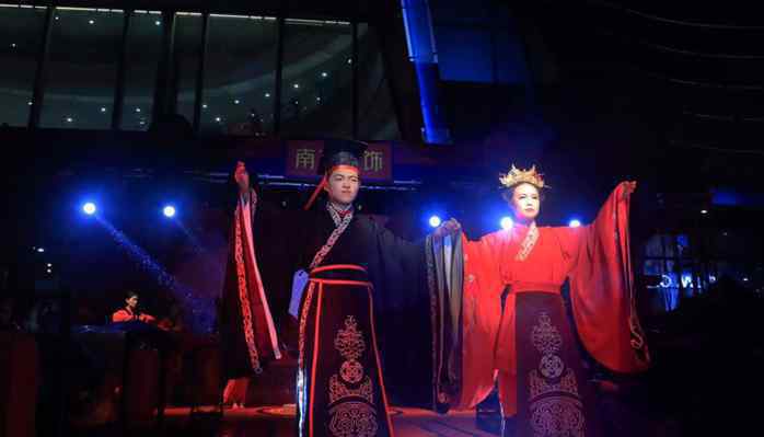 传统文化的回归，汉代周制婚礼再现上海金山