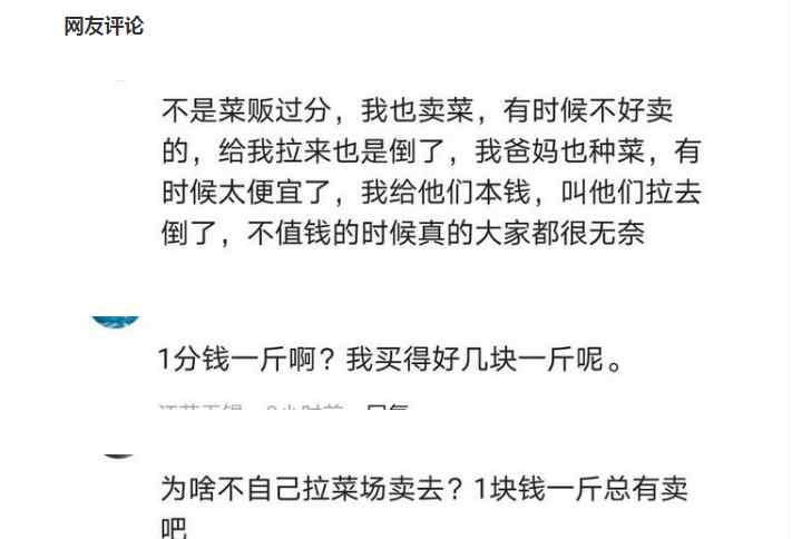 农民夫妻1300斤菠菜卖了15元 眼里写满辛酸 事情的详情始末是怎么样了！