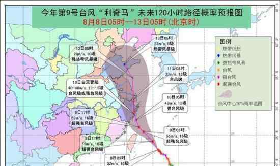 “利奇马”变成超强台风?将于10日登陆浙江?