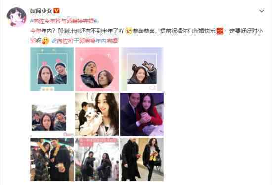 向佐今年将与郭碧婷完婚是真的吗正在筹划