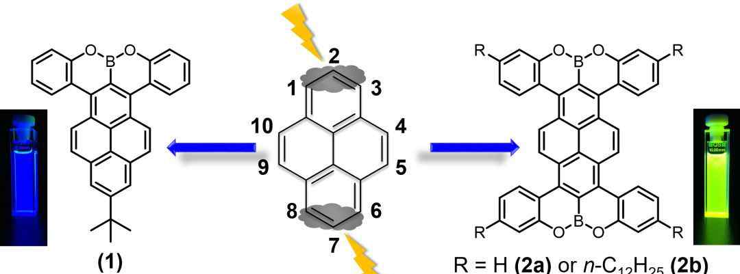 共轭体系 基于芘的新型有机共轭体系