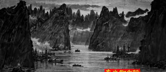 中国夜景图 百年宗其香：他用水墨画出了中国夜景