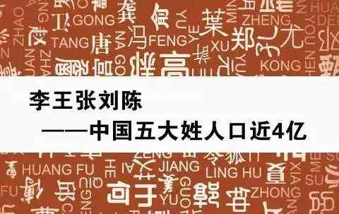 全国人口普查 第六次全国人口普查：公布人口最多的前300名姓氏