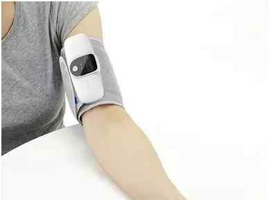 血压计袖带绑的示意图 如何正确佩戴电子血压计的袖带？