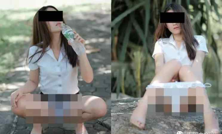 泰国美女故意走光拍照 要内衣不要命 网友炸了
