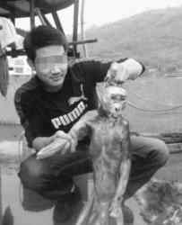 剥猴皮 四川虐猴男残忍杀猴 剥猴皮的照片在微博上疯传