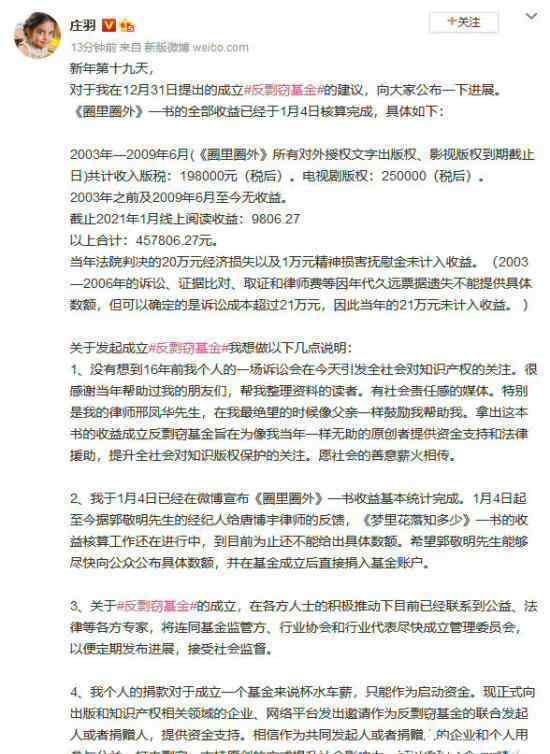 庄羽催郭敬明尽快公开收益 到底发生了什么