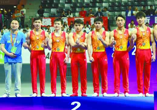 张博恒 创历史最佳！湖南体操男队获全国体操锦标赛男团亚军