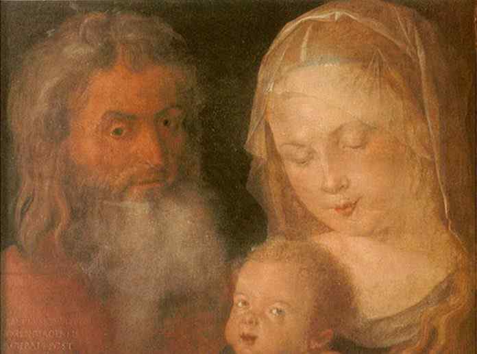 圣约瑟 圣家庭（圣婴耶稣、圣母玛利亚、圣约瑟）_Holy Family-丢勒