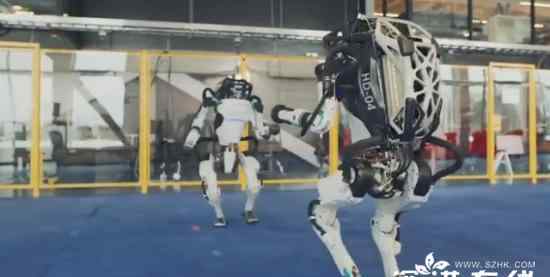 波士顿动力机器人组团跳舞 这是什么情况