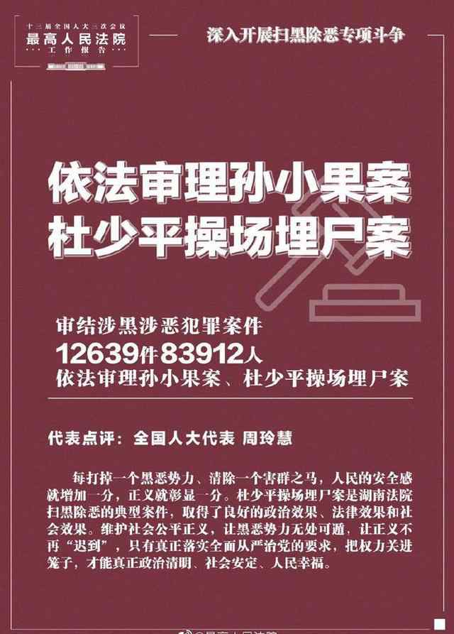 杜少平案 孙小果案杜少平案写入最高法报告 让正义最终得以实现