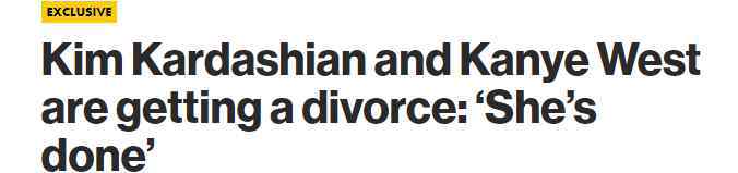金卡戴珊为什么与侃爷离婚：他总是谈论竞选,说着疯狂的脏话