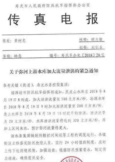 寿光受灾较严重 关于山东寿光洪水的质疑 答案藏在这些细节里