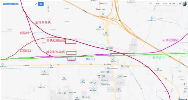 京雄商高铁 京雄商高铁并衡水北站的另一个思路
