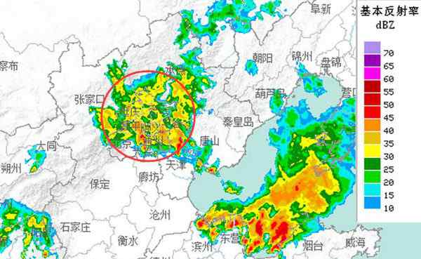 冷涡暴雨 北京普降暴雨 气象台预报黄色预警蓝色预警