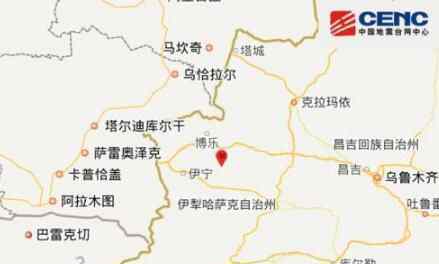 新疆精河县地震最新消息 新疆博尔塔拉州精河县发生5.4级地震
