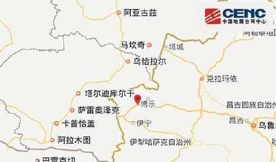 新疆博乐4.9级地震2018最新消息 新疆博尔塔拉州博乐市发生4.9级地震