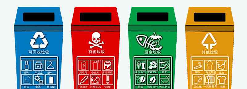 可回收垃圾桶的标志