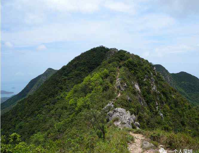 深圳排牙山 深圳第一险峰：排牙山