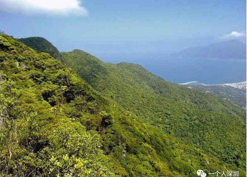 深圳排牙山 深圳第一险峰：排牙山