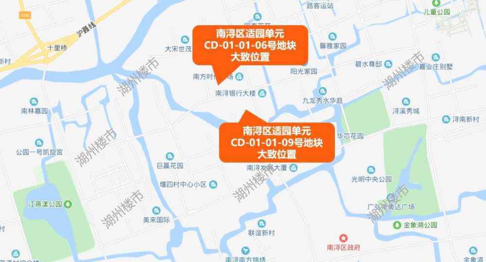 南太湖影院 重磅！湖州今天挂出三宗地块，南浔再添一座9万㎡商业综合体！