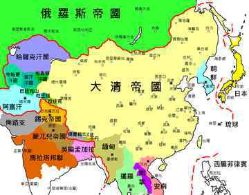 中国版图 晚清时中国版图有多大？中国历史上哪一个朝代版图最大？
