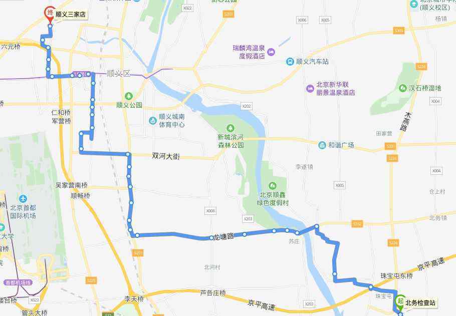 阿凯迪亚庄园 顺义2个月开了5条公交线路！看看都是那几条！