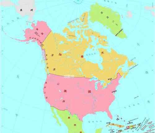 北美有哪些国家 北美洲有多少个国家