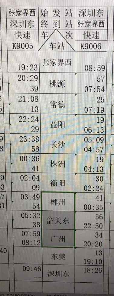 长沙至张家界高铁 黔张常高铁时刻表来了，张家界至长沙几乎可以随到随走！