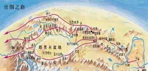 丝绸之路路线图 古代丝绸之路线路图，丝绸之路是谁提出的？