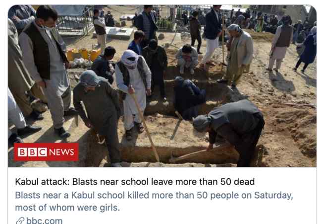 死亡人数超50人阿富汗爆炸发生地曾多次被袭 目前是什么情况？