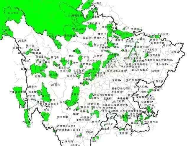 我国自然保护区我国474个国家级自然保护区及分布图