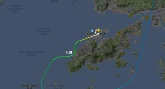 惊险一刻！ 国航客机香港起飞险撞山头
