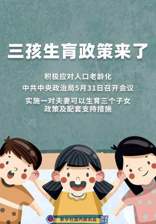 三孩生育政策来了！ 到底什么情况呢？