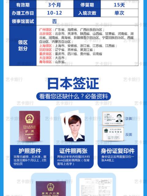 上海领区日本单次签证办理详细流程 日本上海领区包括哪些