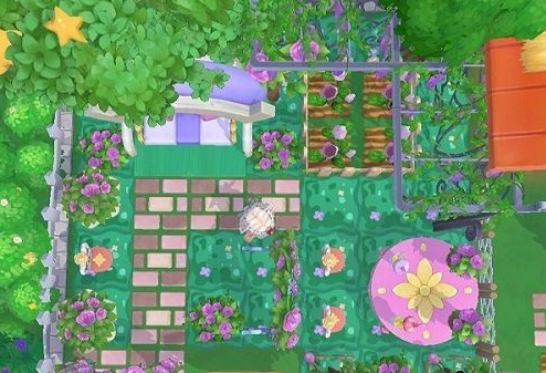 《摩尔庄园手游》七夕紫色花园设计攻略