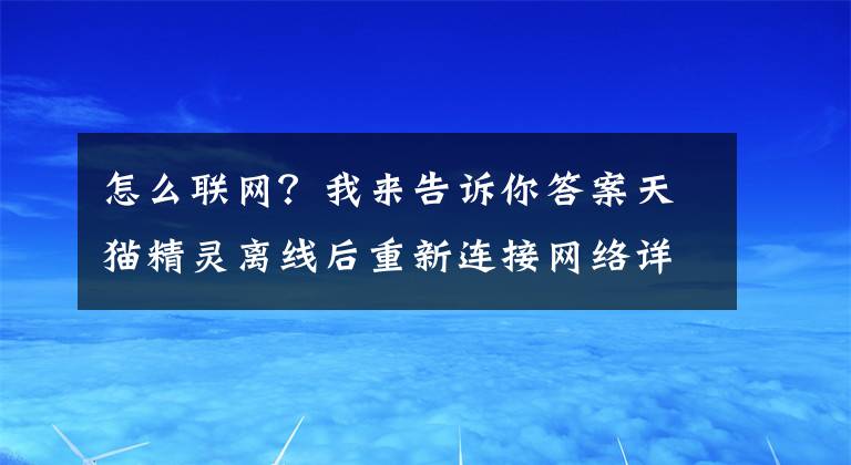 怎么联网？我来告诉你答案天猫精灵离线后重新连接网络详细步骤介绍