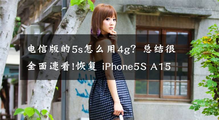 电信版的5s怎么用4g？总结很全面速看!恢复 iPhone5S A1533 电信版 4G/LTE 上网功能方法文章配图