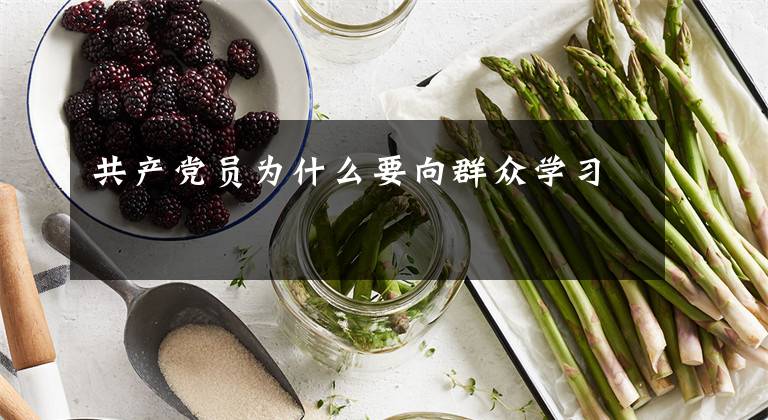 共产党员为什么要向群众学习文章配图