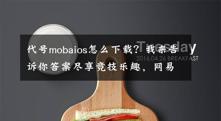 代号mobaios怎么下载？我来告诉你答案尽享竞技乐趣，网易《代号MOBA》9.19首测开启