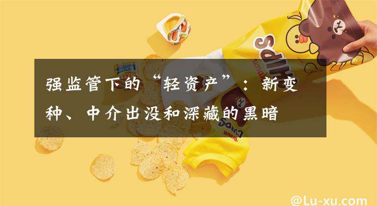 强监管下的“轻资产”：新变种、中介出没和深藏的黑暗文章配图