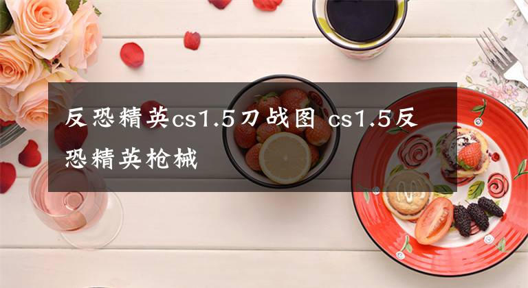 反恐精英cs1.5刀战图 cs1.5反恐精英枪械