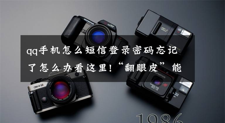 qq手机怎么短信登录密码忘记了怎么办看这里!“翻眼皮”能解锁账号转账？扒眼皮实测，结果来了文章配图