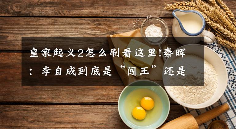 皇家起义2怎么刷看这里!秦晖：李自成到底是“闯王”还是流寇？丨文化客厅文章配图