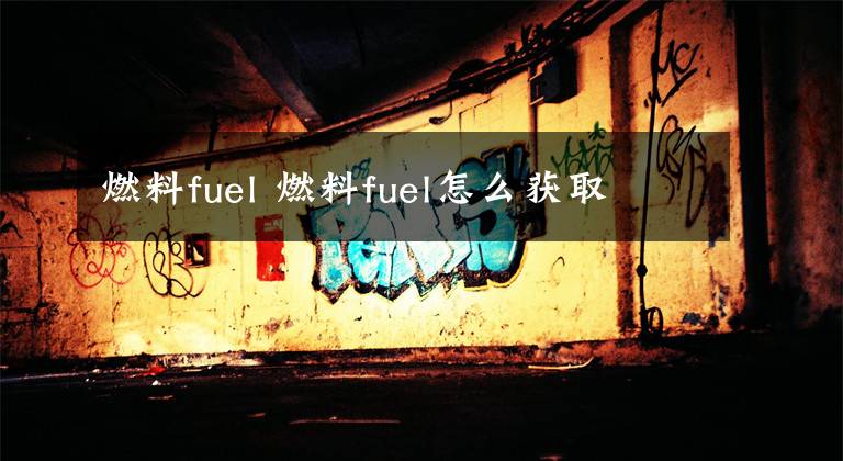 燃料fuel 燃料fuel怎么获取