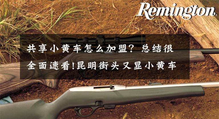 共享小黄车怎么加盟？总结很全面速看!昆明街头又显小黄车 出行壹加壹开启新能源共享汽车平台文章配图
